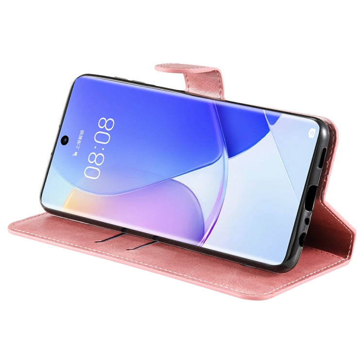 For Honor 50 5G / Huawei Nova 9 JUNSUNMAY Calf Texture Leather Phone Case