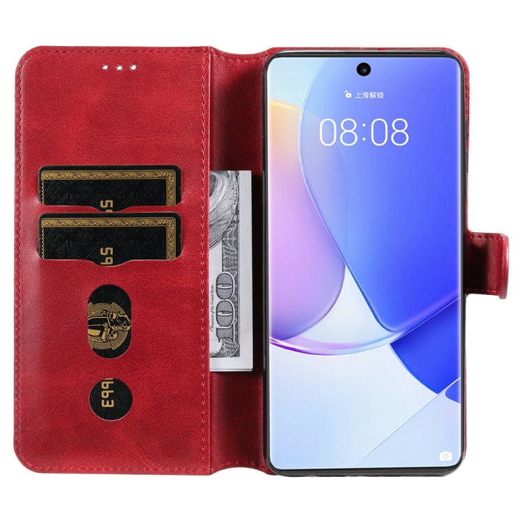 For Honor 50 5G / Huawei Nova 9 JUNSUNMAY Calf Texture Leather Phone Case