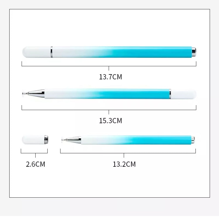 AT-28 Macarone Color Passive Capacitive Pen Mobile Phone Touch Screen Stylus with 1 Pen Head