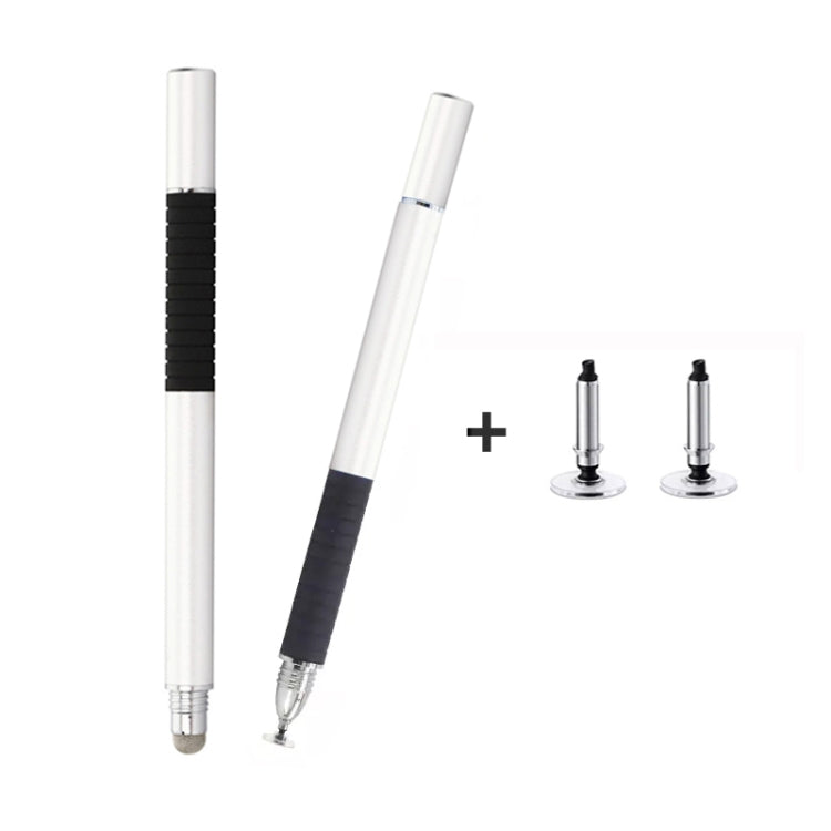 AT-31 Conductive Cloth Head + Precision Sucker Capacitive Pen Head 2-in-1 Handwriting Stylus with 2 Pen Head
