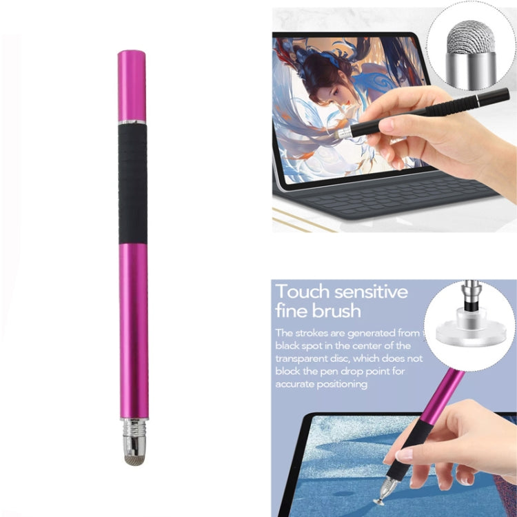 AT-31 Conductive Cloth Head + Precision Sucker Capacitive Pen Head 2-in-1 Handwriting Stylus with 2 Pen Head