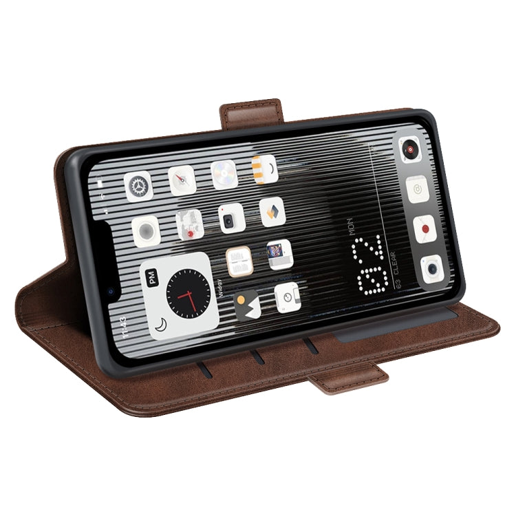 For Nothine Phone 1 Dual-side Magnetic Buckle Leather Phone Case