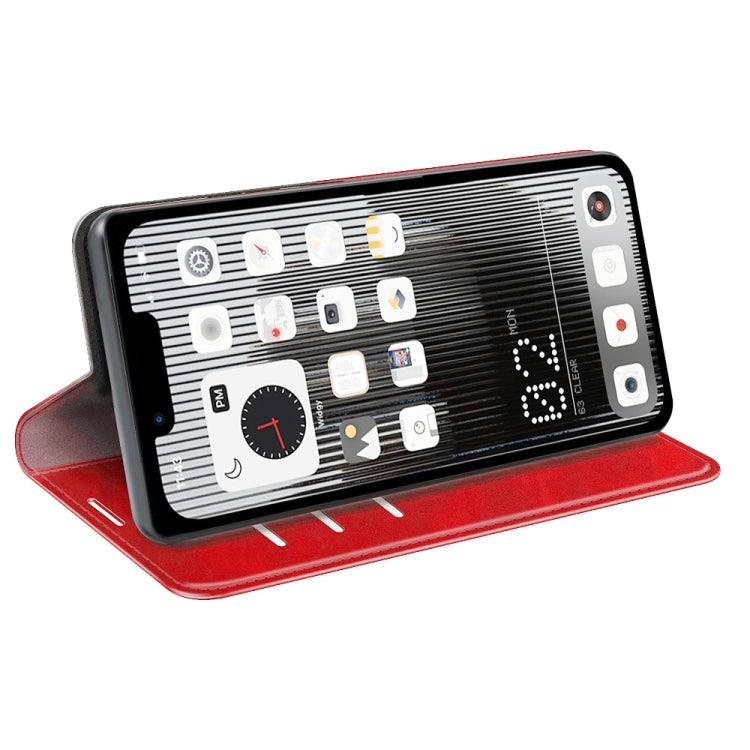 For Nothine Phone 1 Retro-skin Magnetic Suction Leather Phone Case