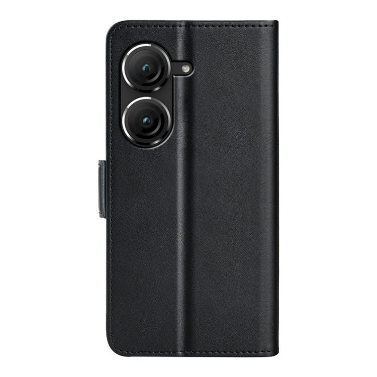 For Asus Zenfone 9 Dual-side Magnetic Buckle Horizontal Flip Leather Phone Case