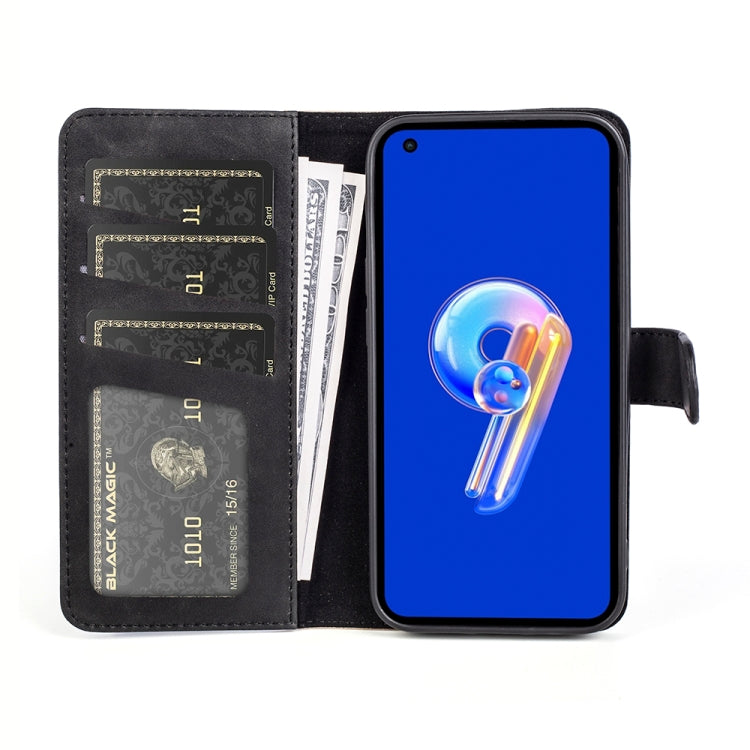 For Asus Zenfone 9 Stitching Horizontal Flip Leather Phone Case