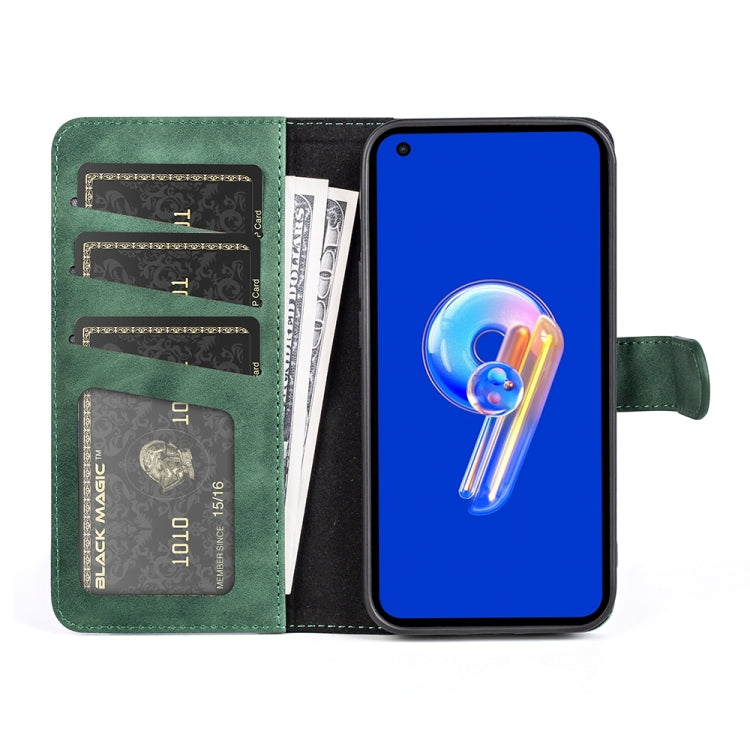 For Asus Zenfone 9 Stitching Horizontal Flip Leather Phone Case