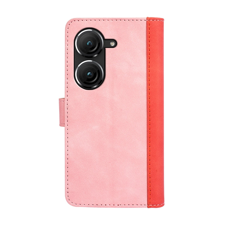 For Asus Zenfone 9 Stitching Horizontal Flip Leather Phone Case