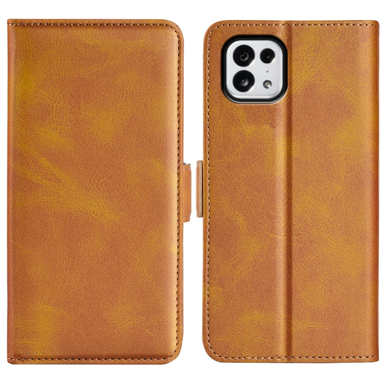 For Tone E22 Dual-side Magnetic Buckle Horizontal Flip Leather Phone Case