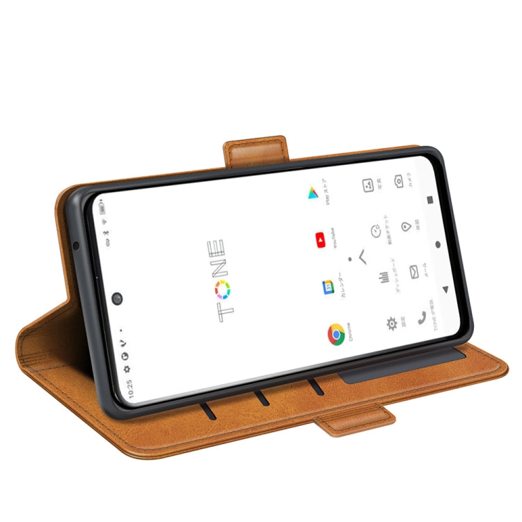 For Tone E22 Dual-side Magnetic Buckle Horizontal Flip Leather Phone Case