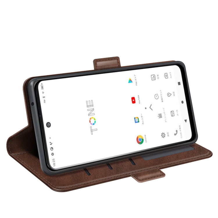 For Tone E22 Dual-side Magnetic Buckle Horizontal Flip Leather Phone Case