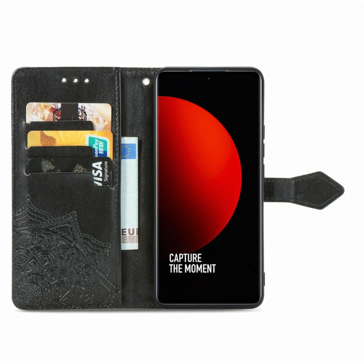 For Xiaomi 12S Ultra Mandala Flower Embossed Leather Phone Case