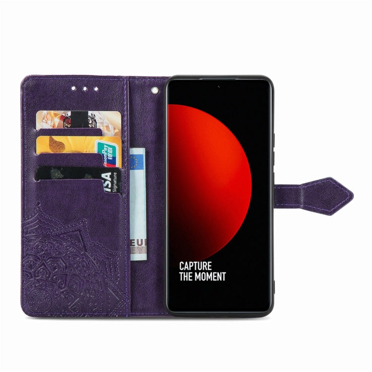 For Xiaomi 12S Ultra Mandala Flower Embossed Leather Phone Case