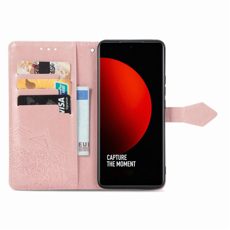 For Xiaomi 12S Ultra Mandala Flower Embossed Leather Phone Case