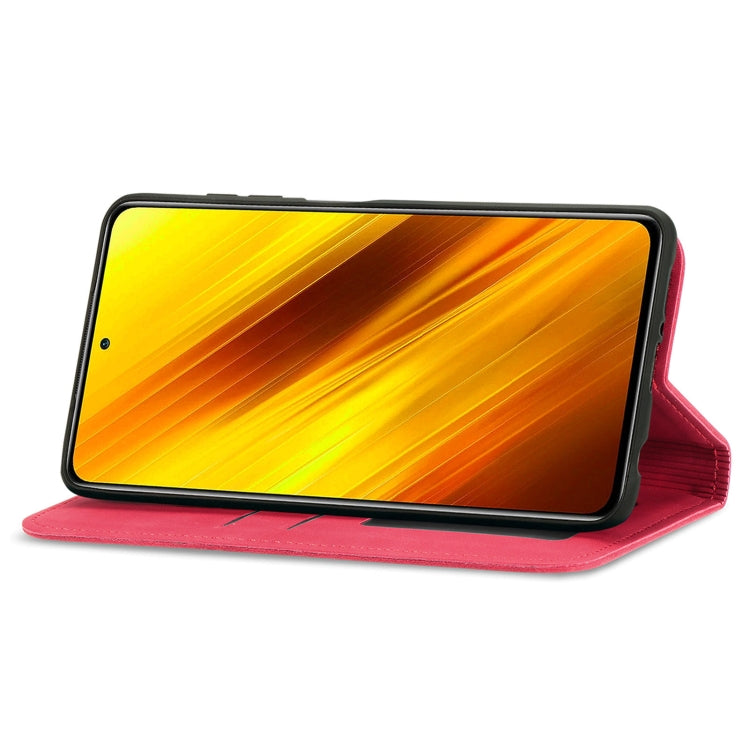 For Xiaomi Poco X3 NFC Retro Skin Feel Magnetic Leather Phone Case