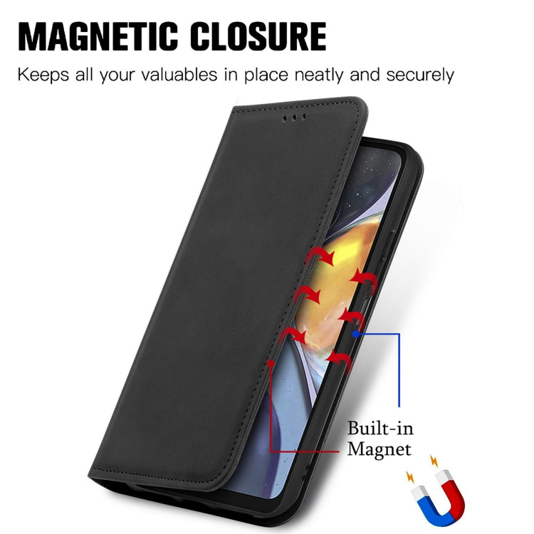 For TCL 30 5G / 30+ 5G Retro Skin Feel Magnetic Leather Phone Case