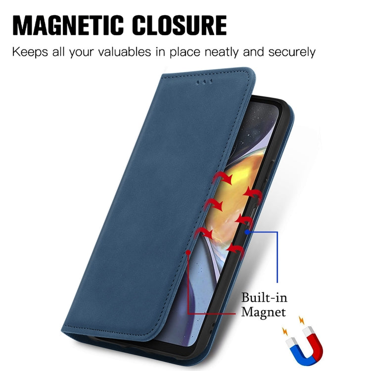 For TCL 30 5G / 30+ 5G Retro Skin Feel Magnetic Leather Phone Case