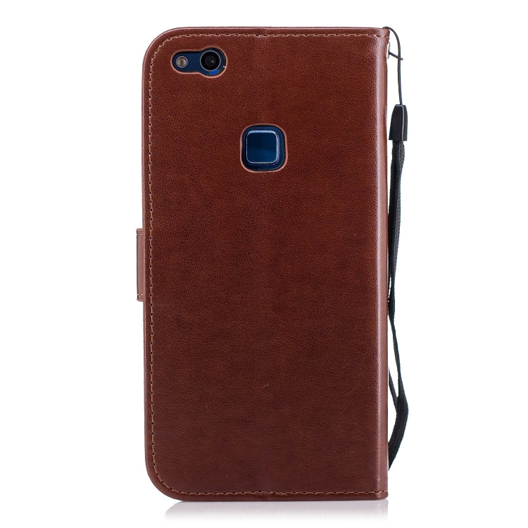 Plum Blossom Pattern Diamond Encrusted Leather Case for Huawei P10 Lite ,with Holder & Card Slots