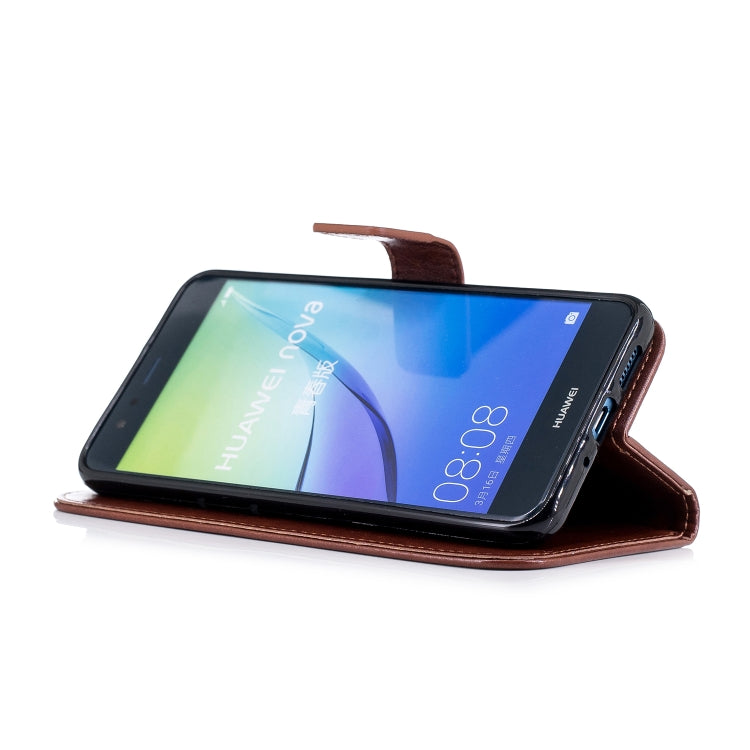 Plum Blossom Pattern Diamond Encrusted Leather Case for Huawei P10 Lite ,with Holder & Card Slots