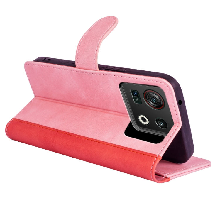 For ZTE Nubia Z40S Pro Stitching Horizontal Flip Leather Phone Case