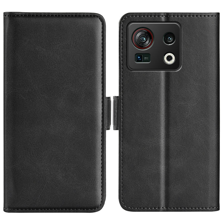 For ZTE nubia Z40S Pro Dual-side Magnetic Buckle Horizontal Flip Leather Phone Case