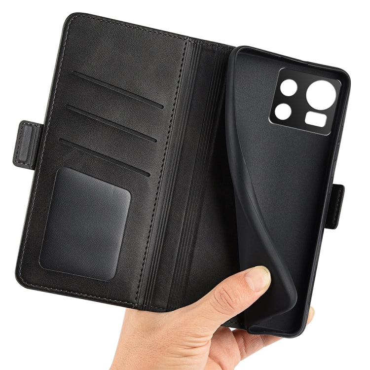 For ZTE nubia Z40S Pro Dual-side Magnetic Buckle Horizontal Flip Leather Phone Case