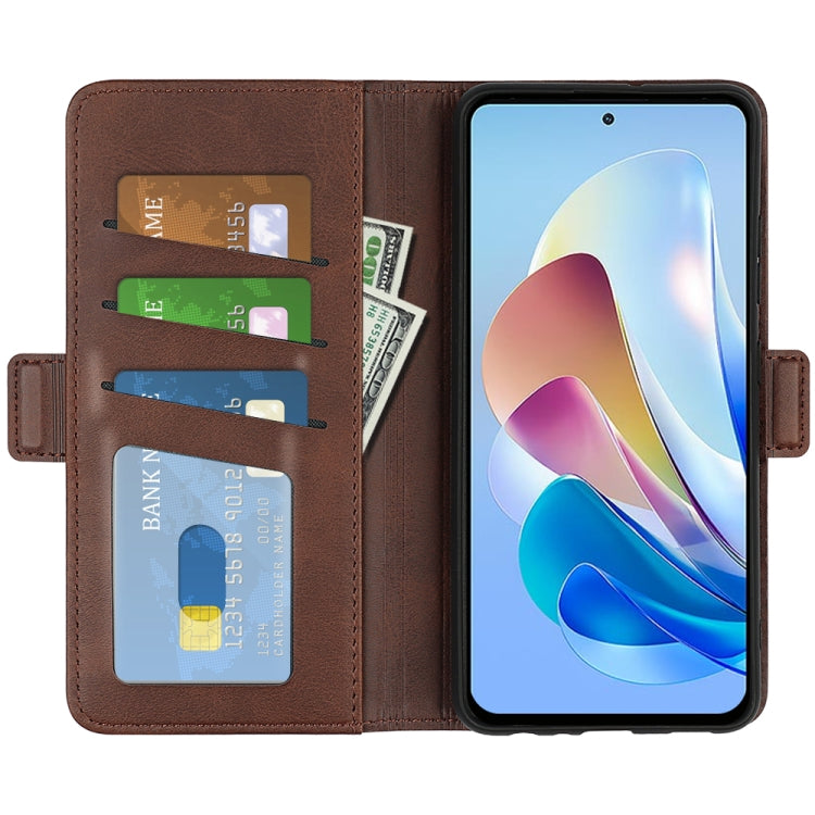 For ZTE nubia Z40S Pro Dual-side Magnetic Buckle Horizontal Flip Leather Phone Case