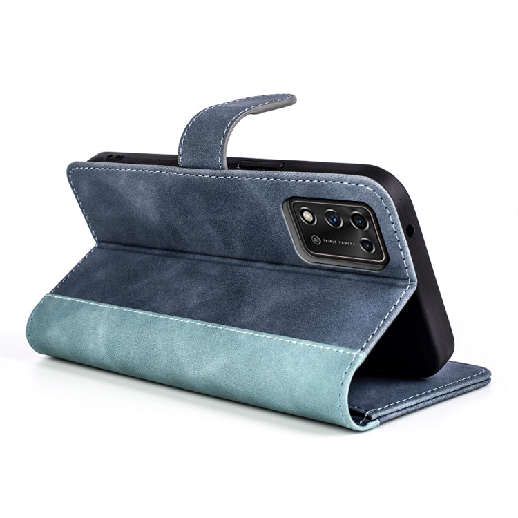 For ZTE Libero 5G II Stitching Horizontal Flip Leather Phone Case