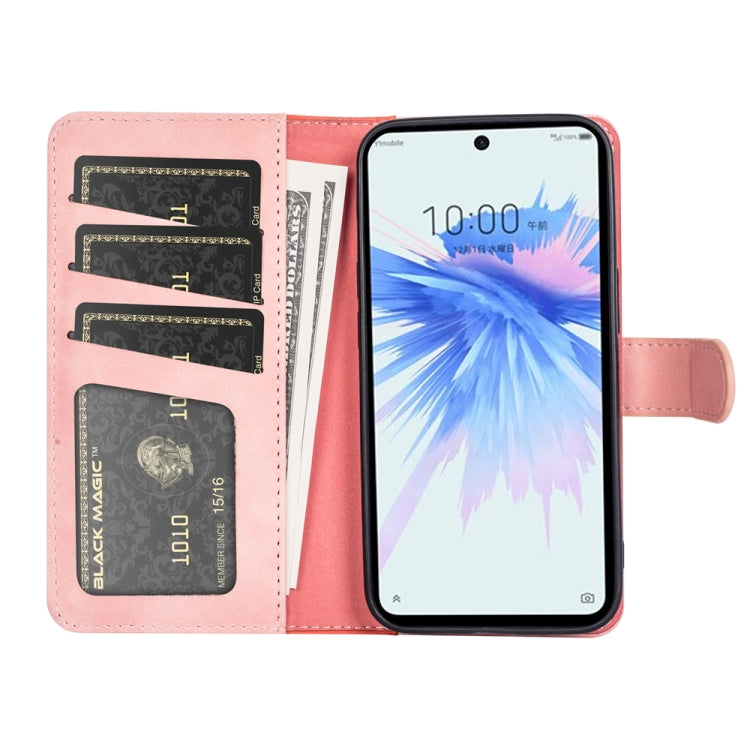 For ZTE Libero 5G II Stitching Horizontal Flip Leather Phone Case