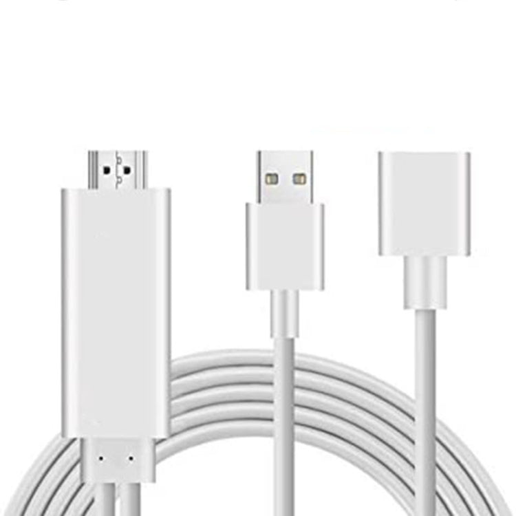 Aluminum alloy HDMI Cables Adapter Supports Phone and Android Phones to TV/Projector/Monitor