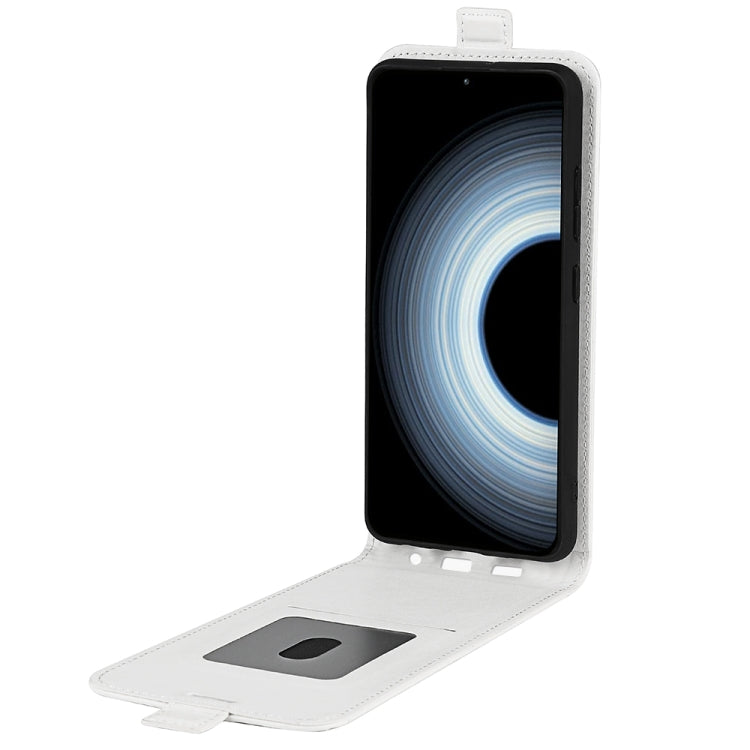 For Xiaomi 12T / 12T Pro / Redmi K50 Ultra R64 Texture Vertical Flip Leather Phone Case