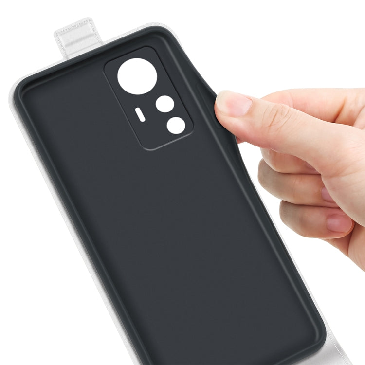 For Xiaomi 12T / 12T Pro / Redmi K50 Ultra R64 Texture Vertical Flip Leather Phone Case