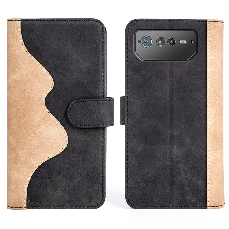 For Asus ROG Phone 6 Stitching Horizontal Flip Leather Phone Case