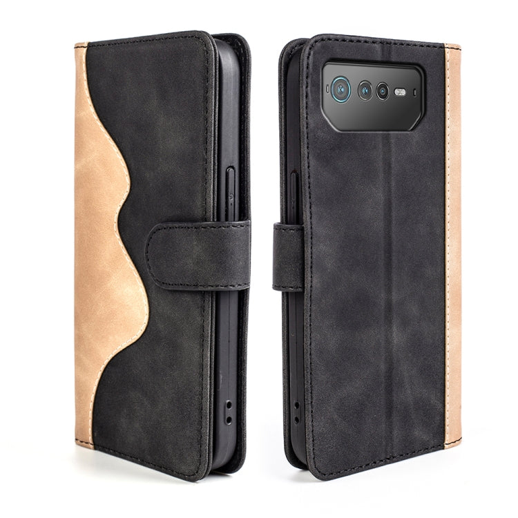 For Asus ROG Phone 6 Stitching Horizontal Flip Leather Phone Case