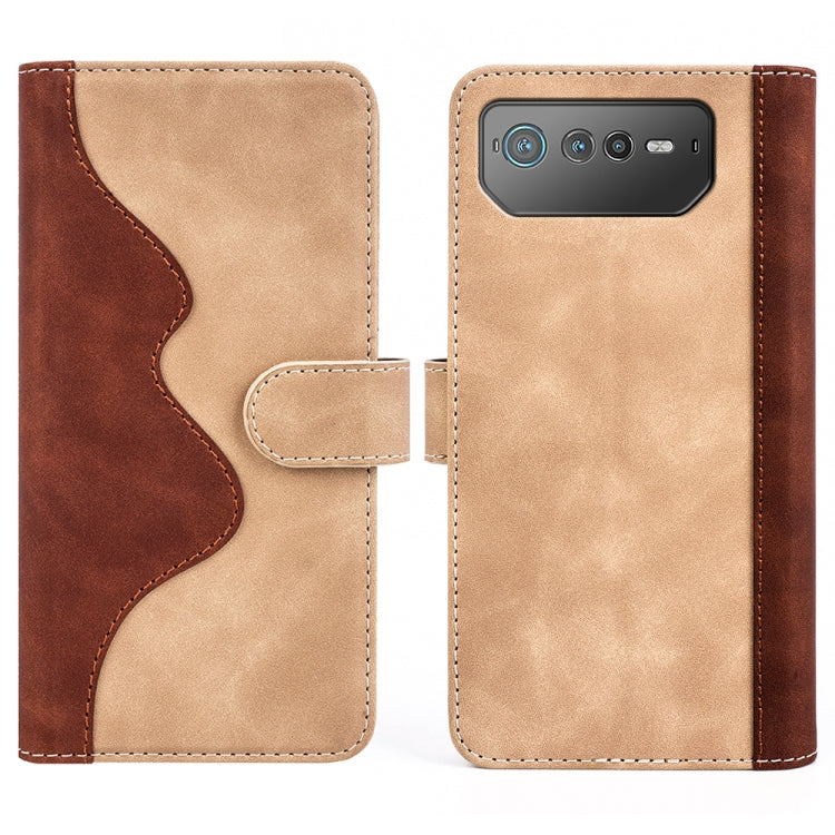 For Asus ROG Phone 6 Stitching Horizontal Flip Leather Phone Case