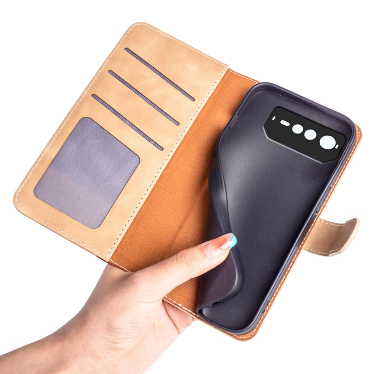 For Asus ROG Phone 6 Stitching Horizontal Flip Leather Phone Case