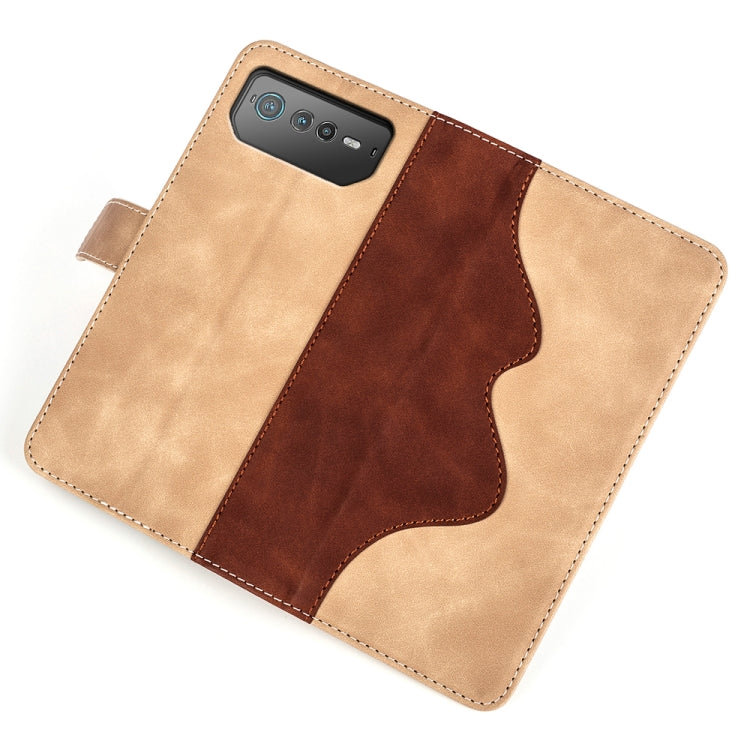 For Asus ROG Phone 6 Stitching Horizontal Flip Leather Phone Case