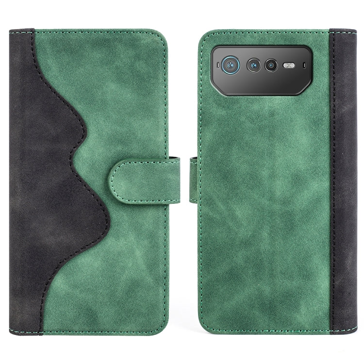 For Asus ROG Phone 6 Stitching Horizontal Flip Leather Phone Case