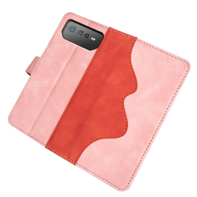 For Asus ROG Phone 6 Stitching Horizontal Flip Leather Phone Case