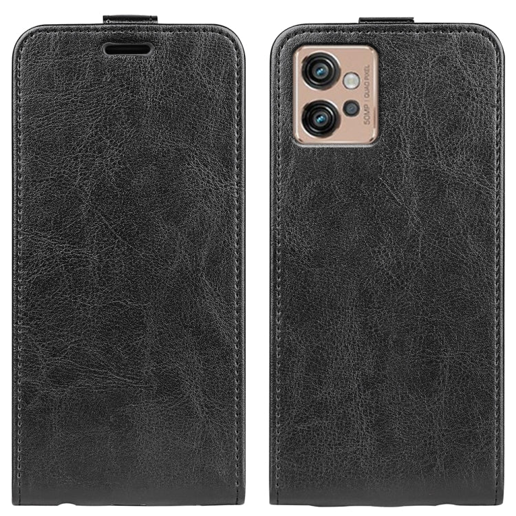 For Motorola Moto G32 R64 Texture Vertical Flip Leather Phone Case