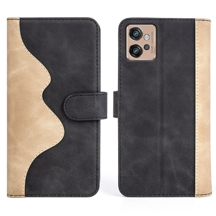 For Motorola Moto G32 Stitching Horizontal Flip Leather Phone Case