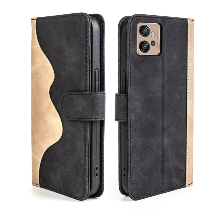 For Motorola Moto G32 Stitching Horizontal Flip Leather Phone Case