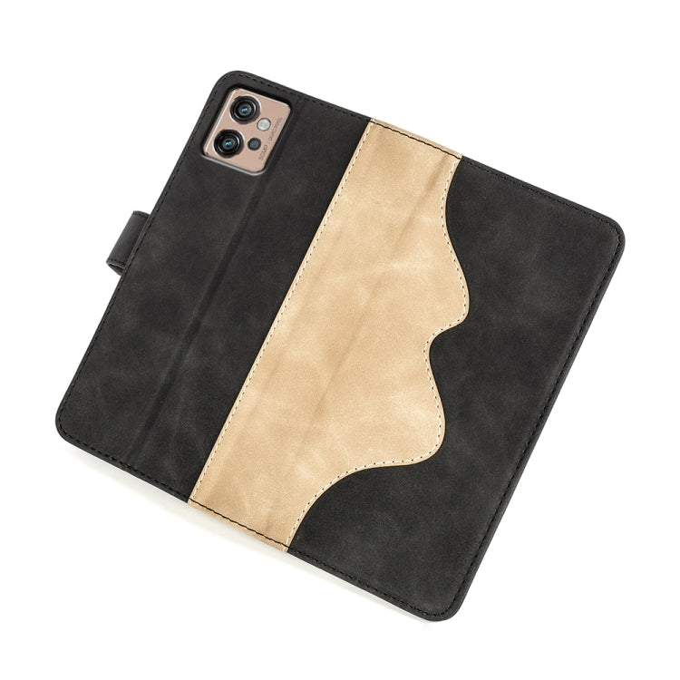 For Motorola Moto G32 Stitching Horizontal Flip Leather Phone Case