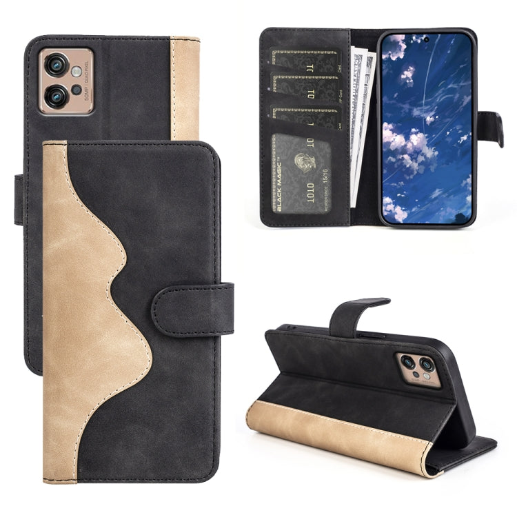 For Motorola Moto G32 Stitching Horizontal Flip Leather Phone Case