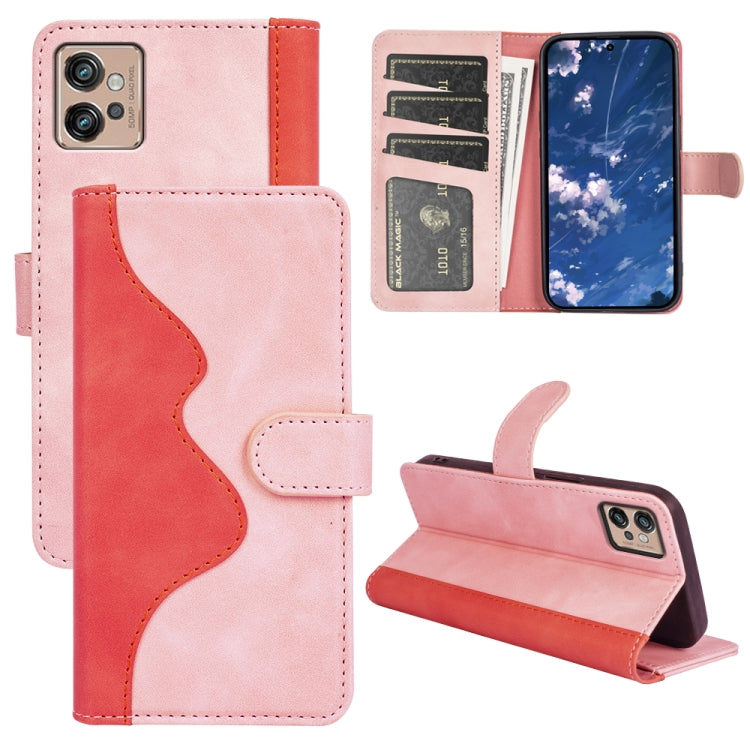 For Motorola Moto G32 Stitching Horizontal Flip Leather Phone Case