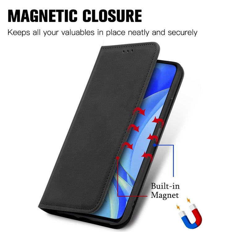 For Huawei Enjoy 50 Retro Skin Feel Magnetic Leather Phone Case