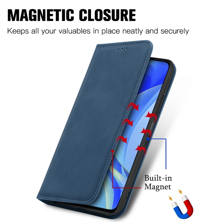 For Huawei Enjoy 50 Retro Skin Feel Magnetic Leather Phone Case