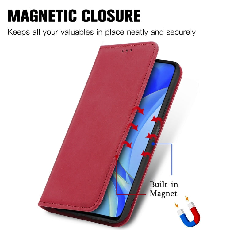 For Huawei Enjoy 50 Retro Skin Feel Magnetic Leather Phone Case