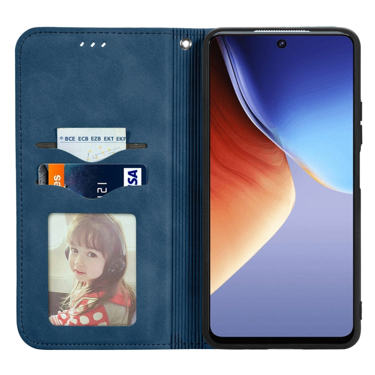 For Tecno Camon 19 Retro Skin Feel Magnetic Leather Phone Case