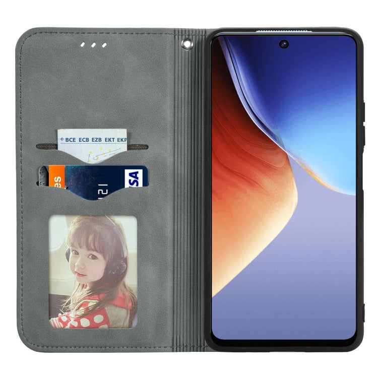 For Tecno Camon 19 Retro Skin Feel Magnetic Leather Phone Case