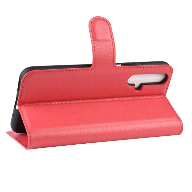 Litchi Texture Horizontal Flip Leather Case with Wallet & Holder & Card Slots for Huawei Honor 20